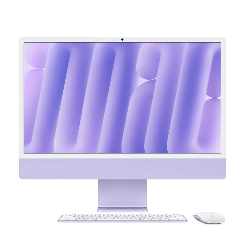 Моноблок Apple iMac 24" (M4 10-Core, GPU 10-Core, 16 ГБ, 512 ГБ) (Фиолетовый | Purple) (2024)