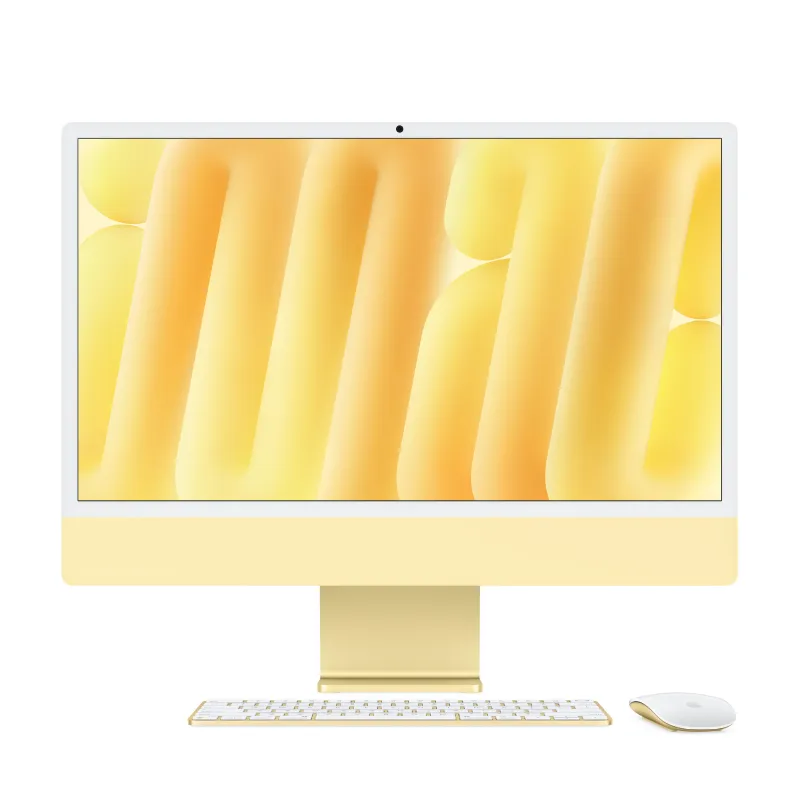 Моноблок Apple iMac 24" (M4 8-Core, GPU 8-Core, 16 ГБ, 512 ГБ) (Жёлтый | Yellow) (2024)